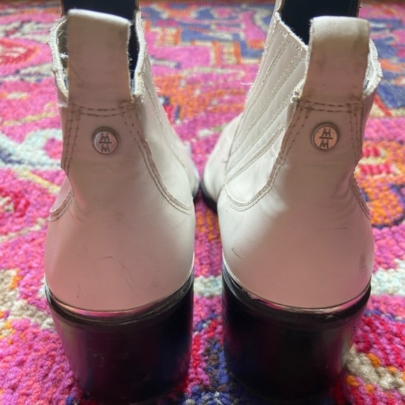 Melrose & Market White Ankle Booties 7 - Picture 12 of 12